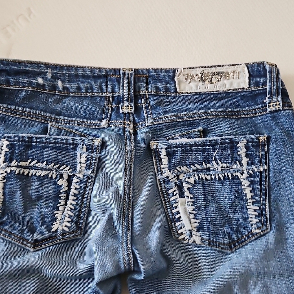 Taverniti Blue Distressed Jeans